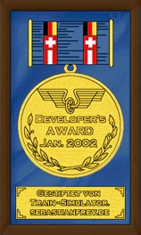 TSSF Route-Award January 2002 in GOLD
